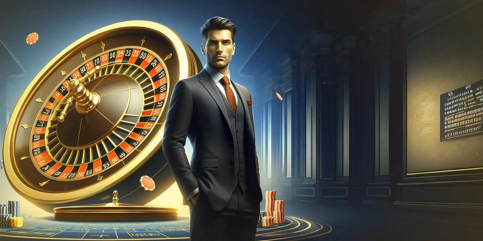 Woman with Jackpot on Phone