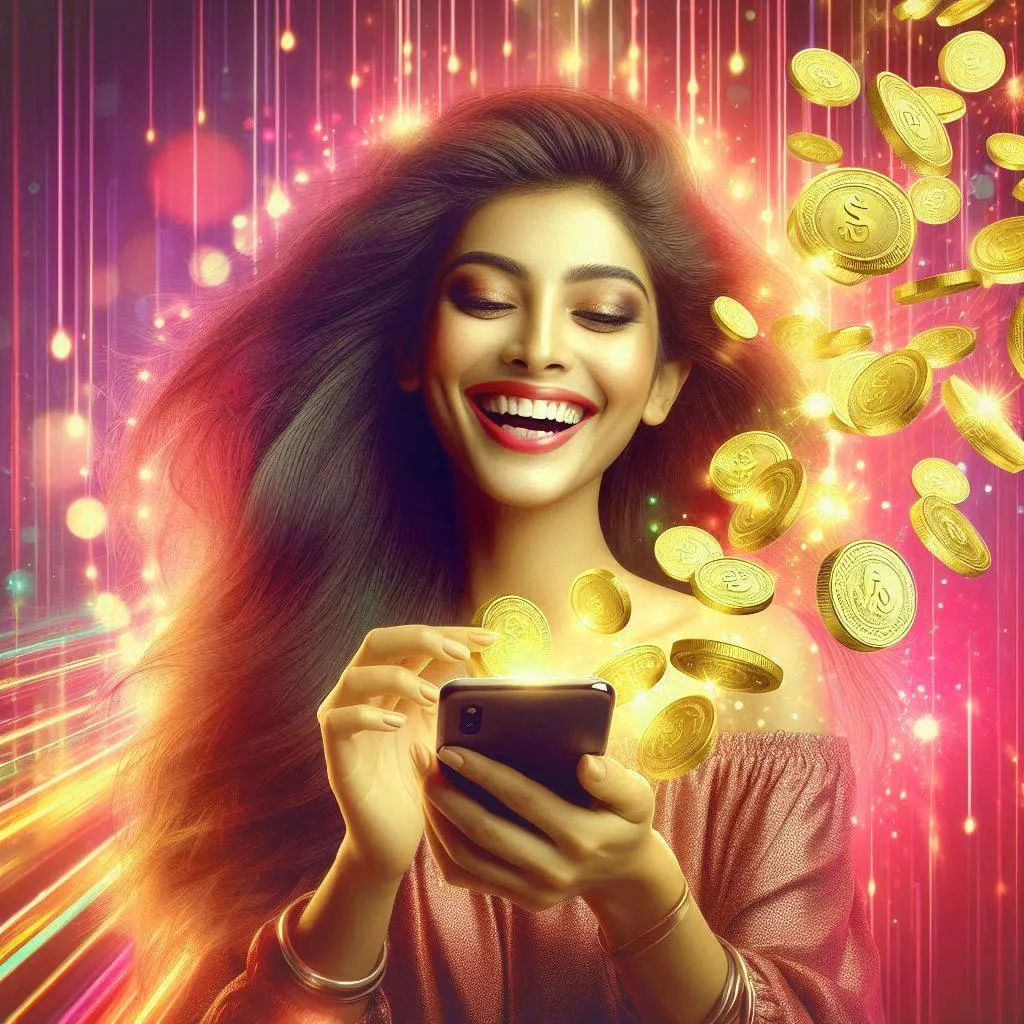 Slot Machine Glow Celebration